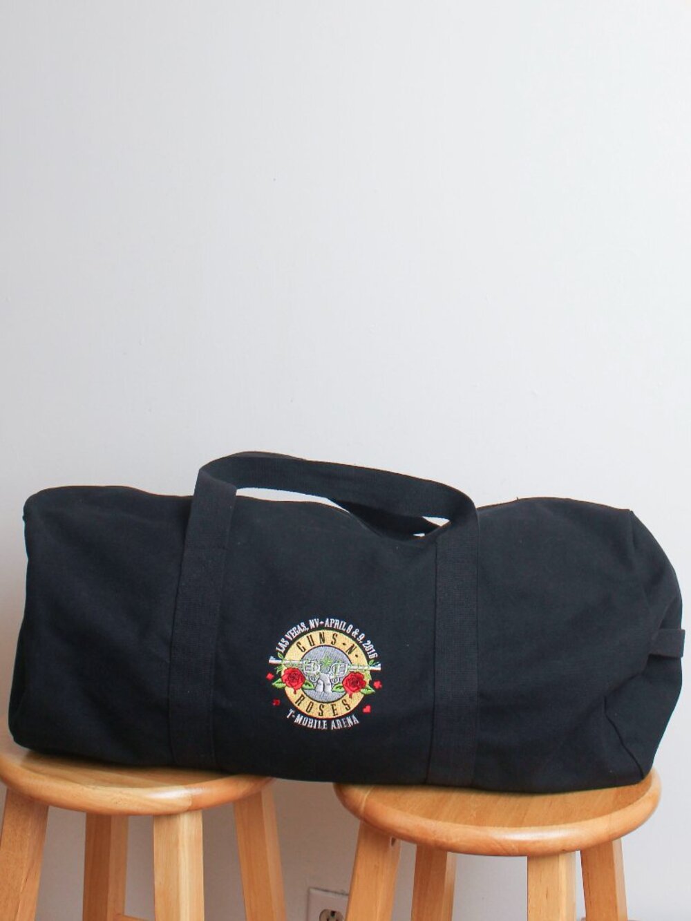 Guns N Roses T-Mobile Arena 2016 Black Duffle Bag Las Vegas VIP Rock Band